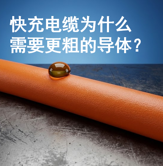 快充电缆为什么需要更粗的导体？？？？揭秘新能源汽车充电的“热”知识